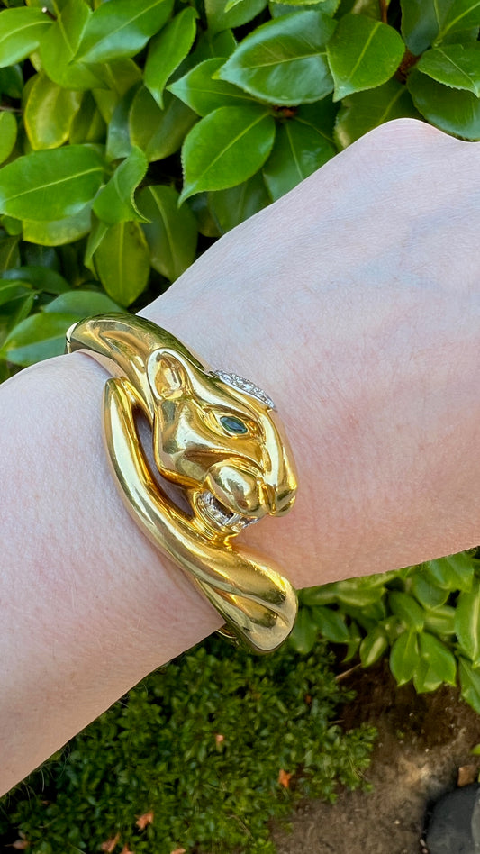 18K Panther Bracelet