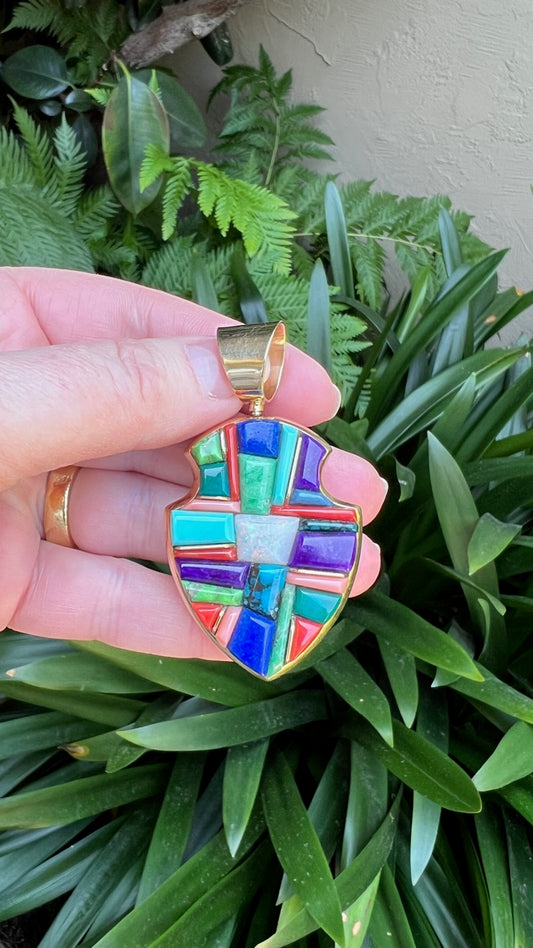 Reversible Native American Pendant