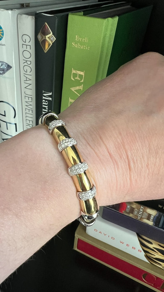 Wempe 18K Gold and Diamond Bracelet