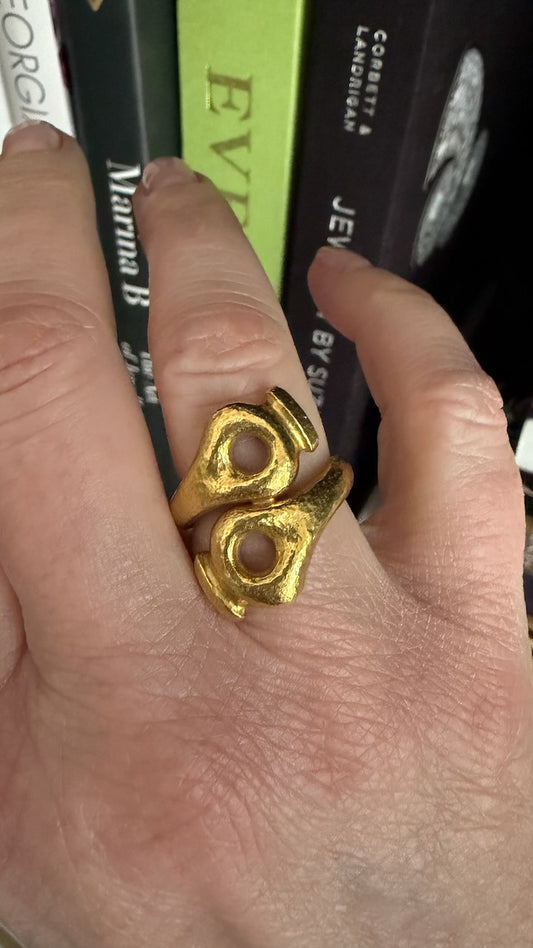 Lalaounis 22K Mesopotamia Ring