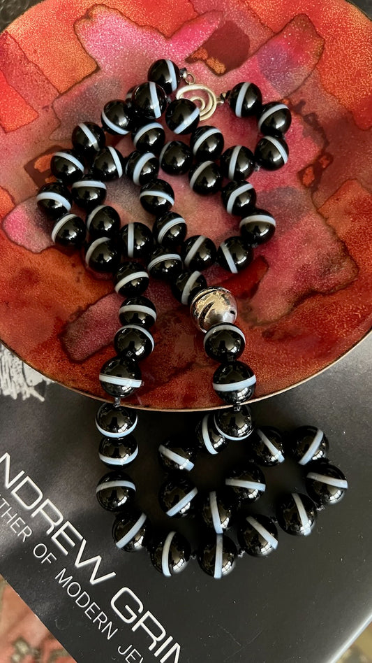 Angela Cummings Banded Agate Necklace