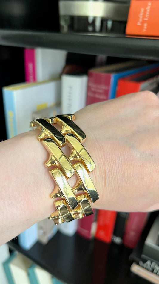 Chunky Gold Link Bracelet